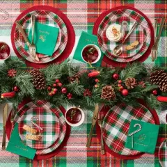 Winter Plaid Small Plates (10 per pack)