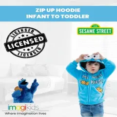 Sesame Street Cookie Monster Zip Up Hoodie Toddler