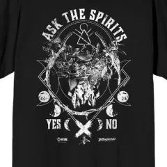 Yellowjackets Ask The Spirits Crew Neck Short Sleeve Black Men's T-shirt