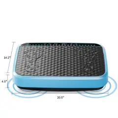 SEVOBAL Home Gyms Whole Body Vibration Trainer, Oscillating Exercise Board, Slimming Workout Station for All Adults, Blue, 20.5"*14.2"*4.5"