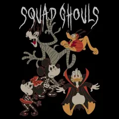 Womens Mickey & Friends Halloween Squad Ghouls T Shirt