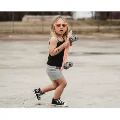 City Threads USA-Made Organic Cotton Soft Girls Bike Shorts