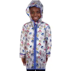 Mickey Mouse or Paw Patrol Boys Clear Rain Coat, Kids Ages 2-7