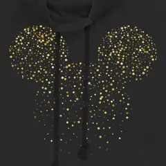 Junior's Mickey & Friends Confetti Logo Cowl Neck Sweatshirt