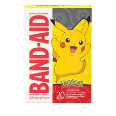 Pokemon Band-Aid Brand Adhesive Bandages Pok&eacute;mon - Assorted Sizes - 20ct
