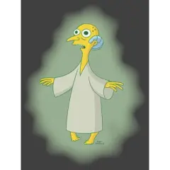 Men's The Simpsons Mr. Burns Alien Sweatshirt