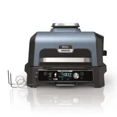 Ninja Woodfire ProConnect Premium XL 7-in-1 Outdoor Grill & Smoker, App Enabled, Woodfire Technology, 2 Built-In Thermometers - OG951