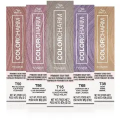 Wella Color Charm Toner - Permanent Creme Toner Haircolor Dye Hair Color Colorcharm Cream