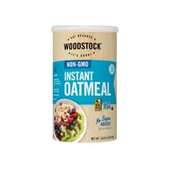 Woodstock Instant Oatmeal - Case of 12/16 oz