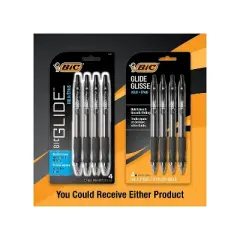 BIC Velocity Retractable Ballpoint Pens Bold Point Black Ink 859025