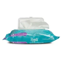 Hygea Flushable Personal Wipes with Aloe, 48 Wipes, 12 Packs, 576 Total