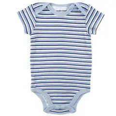Luvable Friends Baby Boy Cotton Bodysuits 5pk, Airplane