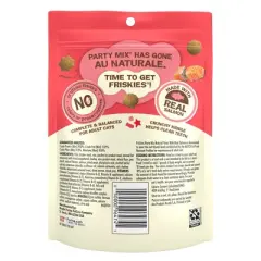 Purina Friskies Party Mix Seafood & Salmon Natural Yums Crunchy Cat Treats - 6oz