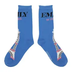 Emily in Paris Adult Crew Socks - 5-Pack of Parisian Chic!