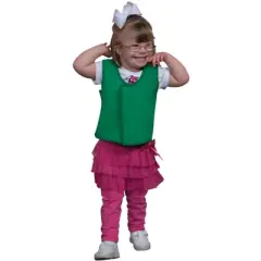 Abilitations Adjustable Deep Pressure Sensory Vest, Adult Medium, 34 to 36 Inches, Green