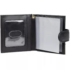 Julia Buxton Heiress Leather Pik-Me-Up Tab Card Case
