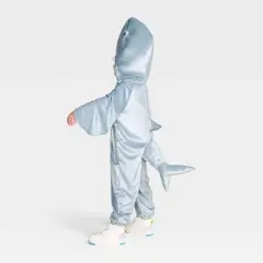 Toddler Shark Halloween Costume Jumpsuit - Hyde and EEK! Boutique&trade; Gray