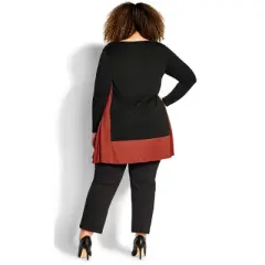 Women's Plus Size Elsa Tunic - spice | AVENUE