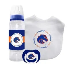 Baby Fanatic Officially Licensed 3 Piece Unisex Gift Set - NCAA Boise State Broncos