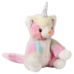 Dazmers Plush 4 Piece - 8" Unicorn Stuffed Animal Toy for Kids