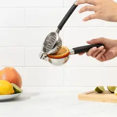 Stainless Steel Lemon Squeezer&ndash;Large Manual Citrus Juicer, Non-Slip Grip, Dishwasher Safe Design for Lemon, Lime, and Orange Juicing
