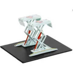 Automotive Double Scissor Lift "Gulf Oil" Light Blue "Double Scissor Lifts" Series 1 1/64 Diecast Model by Greenlight