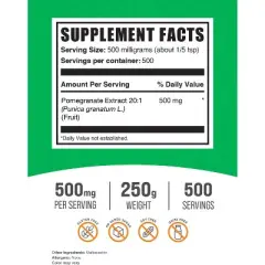 BulkSupplements Pomegranate Extract Powder
