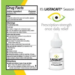 Lastacaft Once Daily Relief, Eye Allergy Itch Relief Drops 0.17 Oz