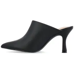 Journee Collection Womens Shiyza Mules High Stiletto Pointed Toe Pumps