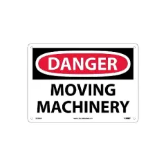 National Marker Moving Machinery 10X14 .040 Aluminum Danger Sign D305AB