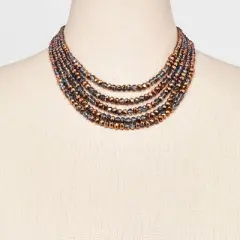 Beaded Multi-Strand Necklace Set 5pc - A New Day&trade;