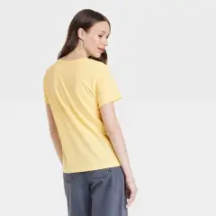 Women's Gudetama Short Sleeve Graphic T-Shirt - Yellow