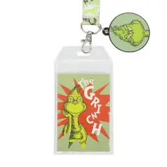 Grinch Lanyard With Rubber Character Charm