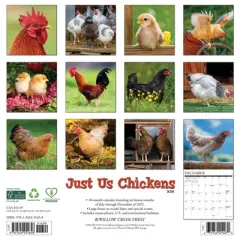 Willow Creek Press 2026 Just Us Chickens Wall Calendar
