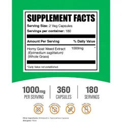 BulkSupplements Horny Goat Weed Capsules