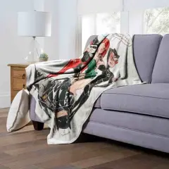 DC Comics Batman Hooray For Teamwork Silk Touch Throw Blanket