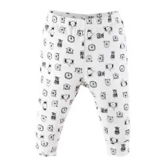The Peanutshell 5-Pack Baby Pants, Gray Safari Animals