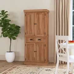 Nantucket Kitchen Storage Pantry - Natural- Home Styles
