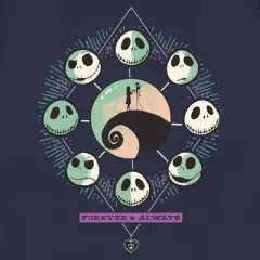 Women's The Nightmare Before Christmas Forever & Always Couple T-Shirt