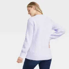 Cozy Statement Crew Neck Maternity Sweater - Isabel Maternity by Ingrid & Isabel&trade;