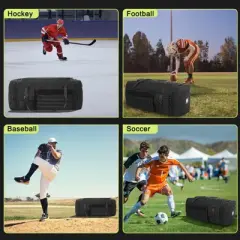 130L Extra Large 36" Heavy Duty Sports Gym and Travel Duffel Bag - Oversized Equipment Gear Bag