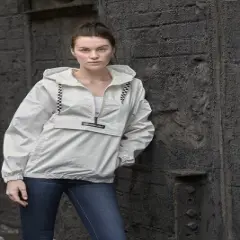 Members Only Womens Chic Light Weight Jacket with Hood