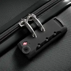 Kumasinova Hardshell ABS Luggage Set of 3,Lightweight Carry-On Spinner Suitcases with Cup Holder,Airline-Approved Luggage Set,20/24/28"