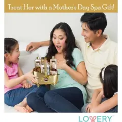 Lovery White Rose & Jasmine Set -13Pc Bath and Body Gift Basket