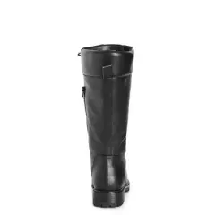Women's WIDE FIT Rochelle Knee Boot - black | CITY CHIC