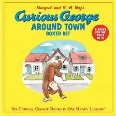 Curious George Around Town 6-Book Box Set - by  H A Rey (Paperback)