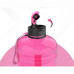 HYDRATE 74oz Jug Half Gallon Water Bottle, XL, Pink