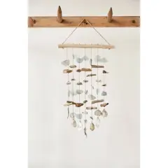 Driftwood/Sea Glass/Shell Hanging Wind Chime - Storied Home