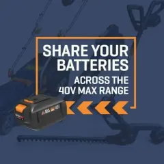 Blue Ridge BR8260U 40V Lithium MAX Cordless 24&rdquo; Hedge Trimmer