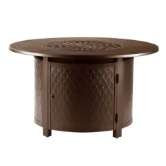 Oakland Living Aluminum Round 44" Patio Dining Table